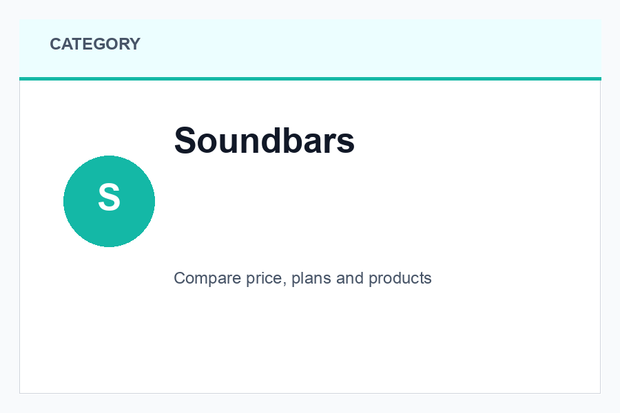 Soundbars