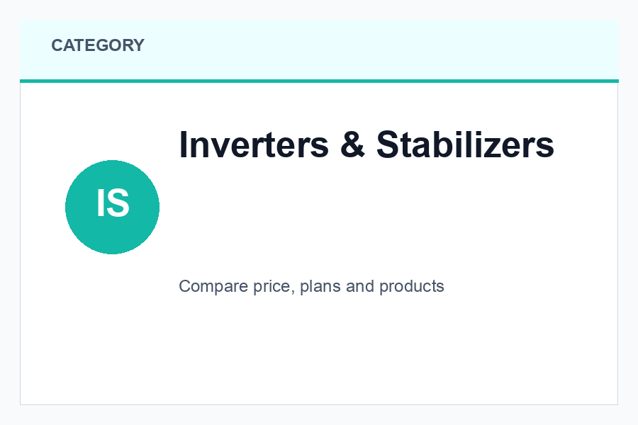 Inverters & Stabilizers