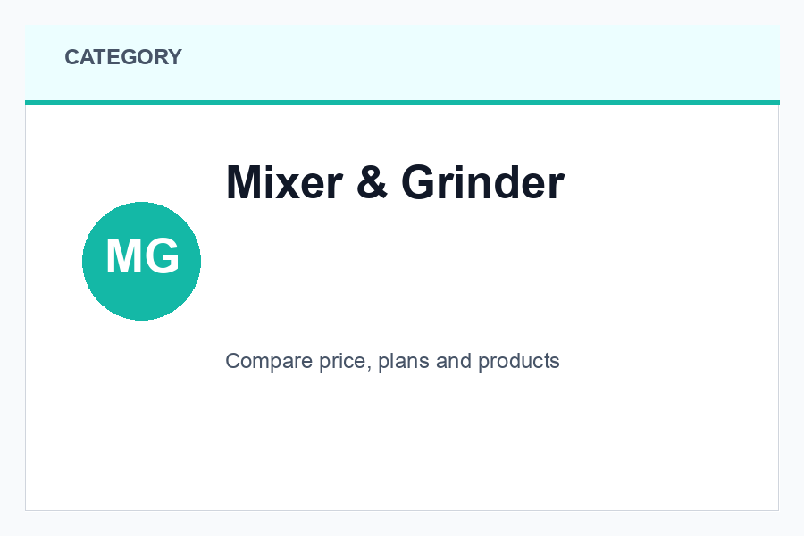 Mixer & Grinder