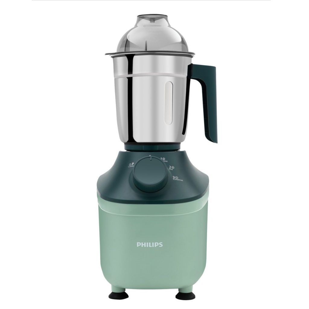 Philips 3 Jars Mixer Grinder MicroGrind Technology, Stainless Steel Blades,