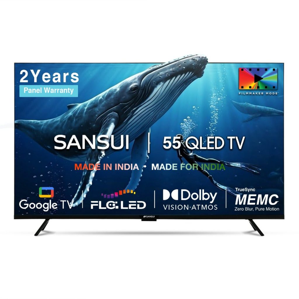 SANSUI 4K Ultra HD QLED Smart Google TV