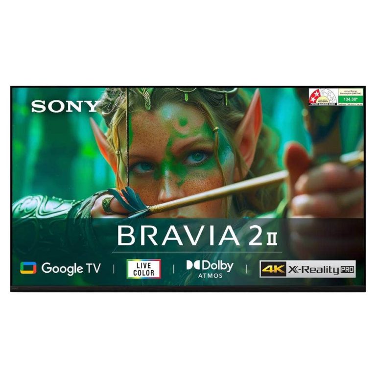 Sony BRAVIA 2 M2 Series 4K Ultra HD LED Google TV – 4K Processor X1, HDR10/HLG, Dolby™ Atmos, Chromecast Built-In, K-43S22M2