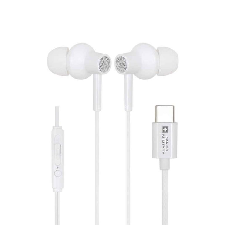 Swiss Military Audio Earphone – Water Lite C-type White