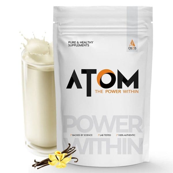 AS-IT-IS ATOM ISO Whey Gold| 29g Protein | Isolate & Hydrolysate Blend | Rapid Absorption & Recovery| French Vanilla – 1Kg (30 servings)