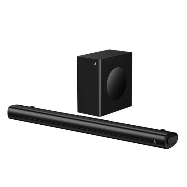 boAt Aavante 2.1 2450 | Soundbar with 240W RMS, Wireless Subwoofer & Multi-Connectivity (Premium Black)