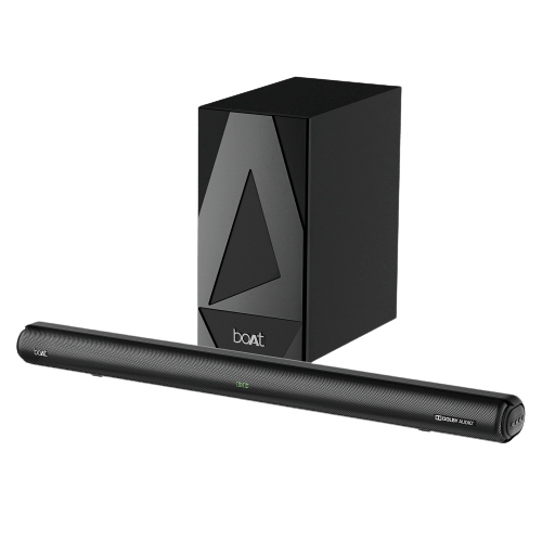 boAt Aavante Bar 1850D Soundbar with 220W RMS boAt Signature Sound, Multiple EQ Modes, BT v5.0 Black