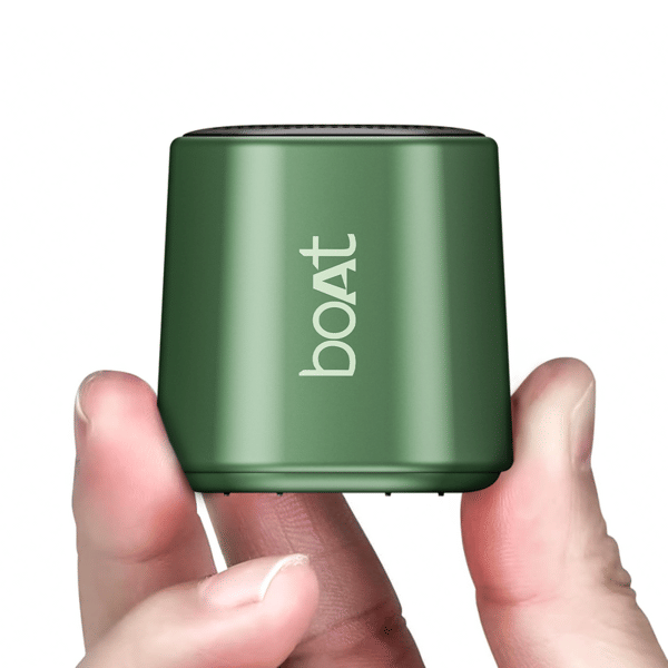boAt Stone 100 | Portable Bluetooth Speaker with 3W boAt Signature Sound, 6 Hours Playback (Prismatic Green)