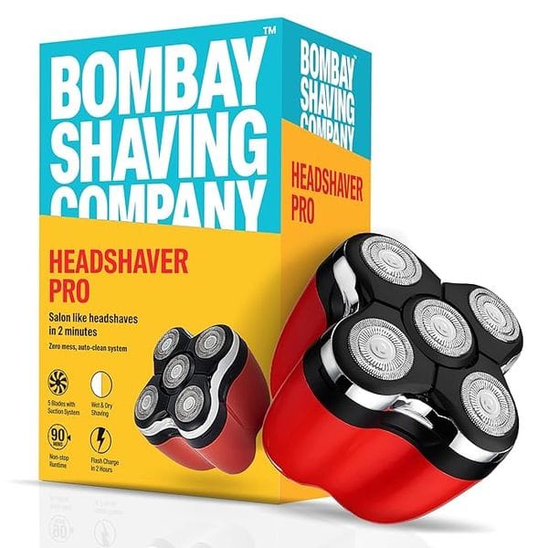 Bombay Shaving Company Head Shaver Pro ,120 Min Charge time, 90 Min Run time, Charging Indicator, IPX6 Waterproof, 2 Years Warranty Head Shaver or Hair Trimmer for Men