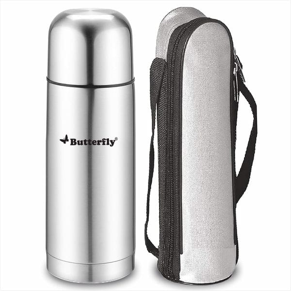 Butterfly Dazz X Vacuum Flask 1000 ML, Silver
