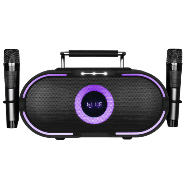 Croma 100W RMS Bluetooth Speaker (Echo Adjustment, 3 LED Modes, 2.0 Channel, Black) A Tata Product