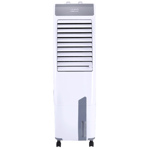 Croma 50 Litres Tower Air Cooler (Anti Bacterial Honeycomb Pad, White & Grey) – A Tata Product
