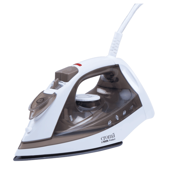 Croma AV4413 1600 Watts 210ml Steam Iron (360 Degree Swivel Cord, Brown) A Tata Product
