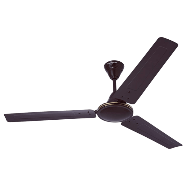 Crompton Cool Breeze 120 Sweep 3 Blade Ceiling Fan (4 Speed Settings, CFSBCLB48LBN1S, Lustier Brown)