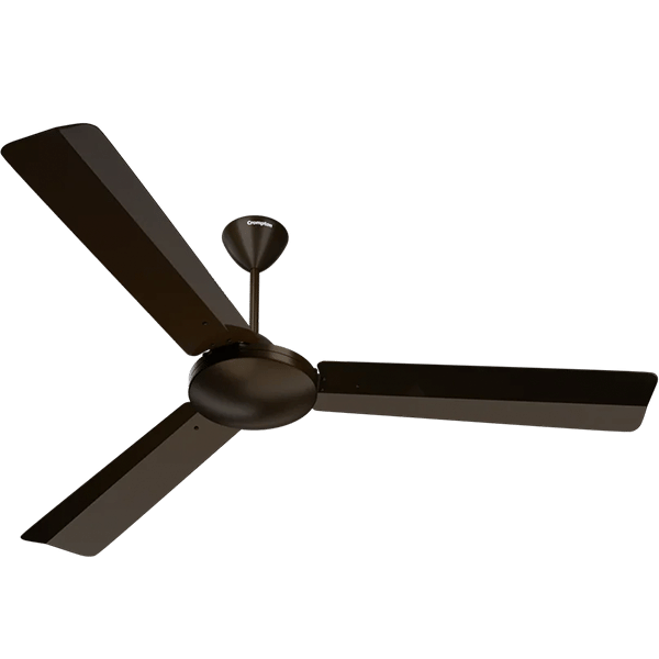 Crompton Jura Prime 1200 mm (48 inch) High Speed Decorative Ceiling Fan with Anti Dust Technology (Bakers Brown)