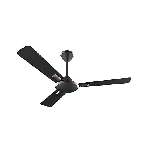 Crompton PREMION AURA PRIME 1200 mm Ceiling Fan for Home | Premium Designer | Anti-Dust | Superior Air Delivery | 1 Star Rated Energy Efficient Fan | 2 Years Warranty | (Onyx), Pack of 1