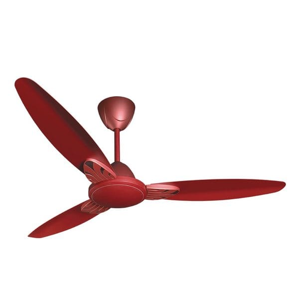 Crompton Seno Prime High Speed Decorative Ceiling Fan – 1200 mm (Maroon Matt)