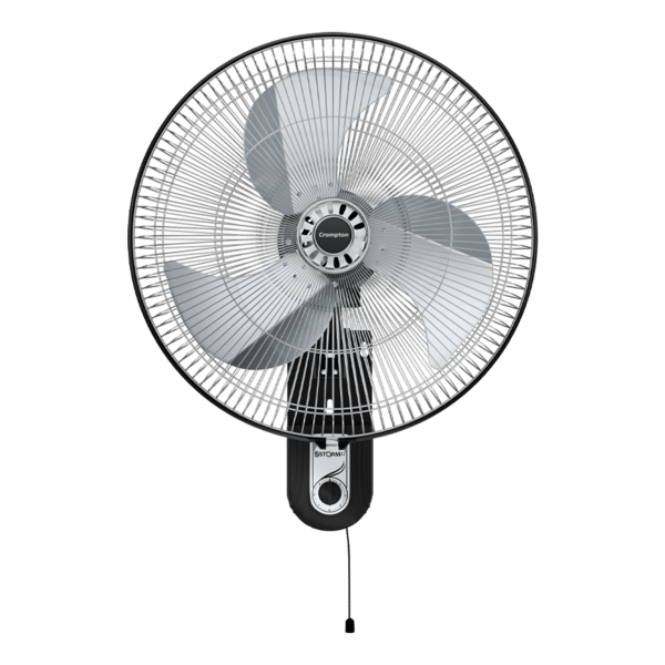Crompton Sstorm2 450mm Wall Mount Fan (Black)