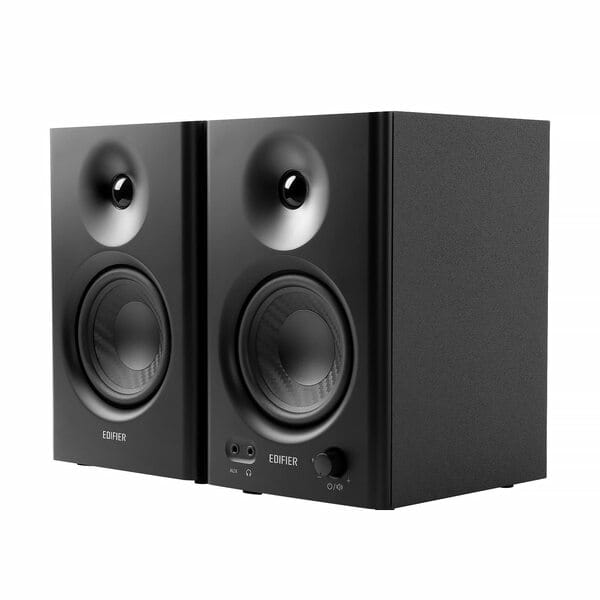 Edifier Mr4 Powered Studio Monitor 2.0 Speakers 42 Watts (Black) – Auxiliary