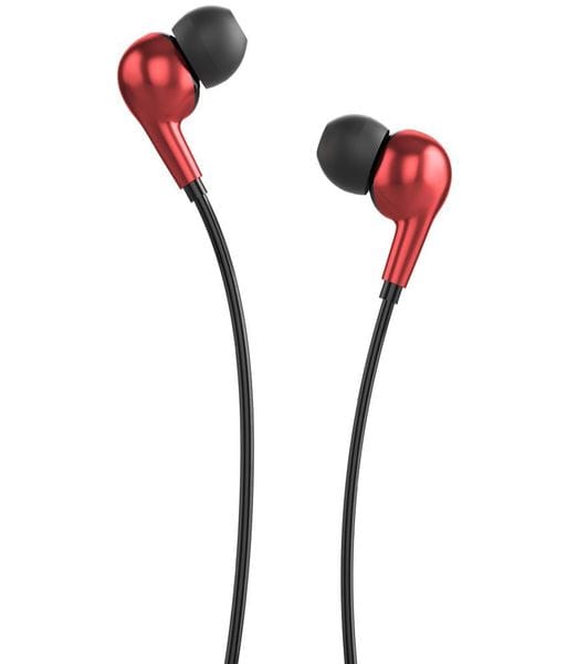 Gionee EP4 In Ear Wired Headphone IPX4(Splash & Sweat Proof) Powerfull bass ( Red)