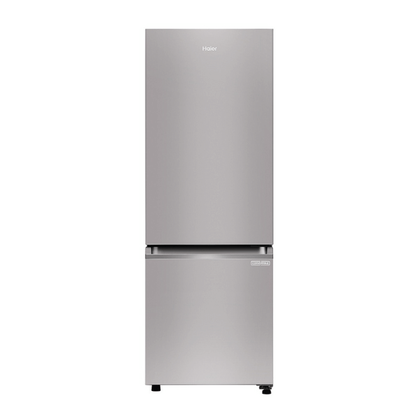 Haier 237 litre Bottom Mount Refrigerator (HRB-2872 IBMS) with 8-in-1 convertible mode, Turbo Icing, Inverter compressor and frost-free cooling – Moon Silver