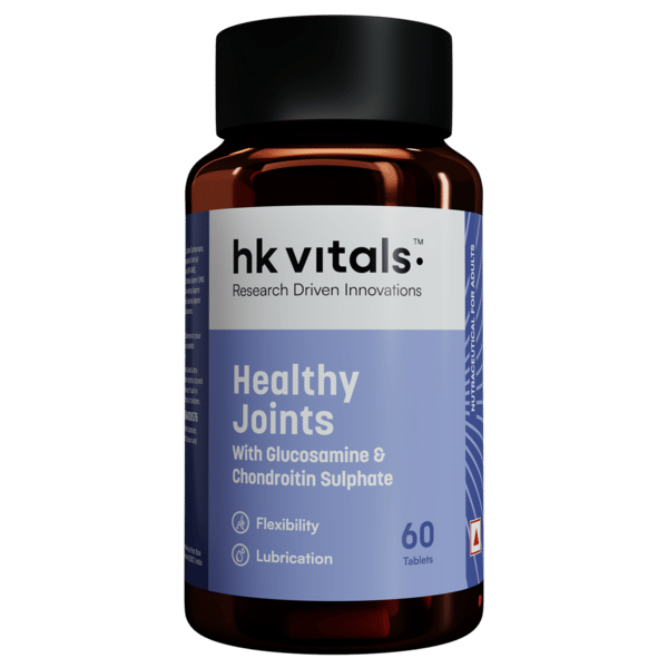 hk vitals Joint Support (60 Tablets) | With Glucosamine 1400mg, Chondroitin, Calcium and Vitamin D3 | For Joint Strength, Mobility, and Flexibility