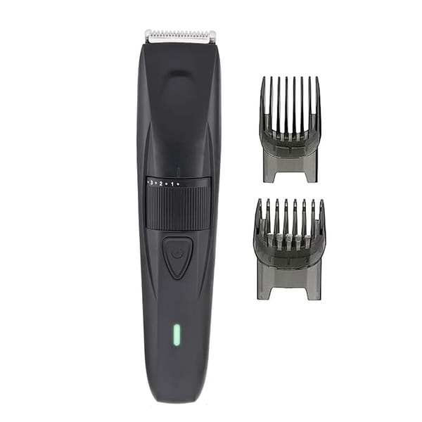 Instaplay Trimmer for Men with 90 Mins Runtime, Stainless Steel Blades & 40 Length Settings, 2 Comb Attachment, Cord and Cordless Use (Black)