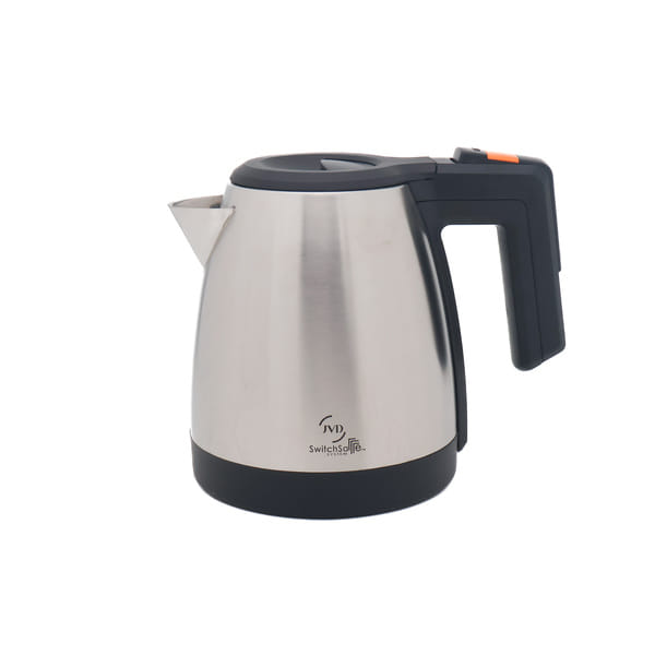 JVD Duchesse 1 Litre Stainless Steel Electric Kettle | 1360 Watts | Hot Water Portable Electric Kettle for Home, Office | Auto Cut-Off with Wide Mouth | Cool-touch Handle and Single-Touch Lid Lock
