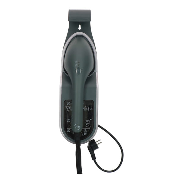 JVD Velyess 2-in-1 Vertical Garment Steamer & Iron | 1500W Fast Steam, 330ml Tank, Ceramic Soleplate, Auto Power-Off & Holder – Grey