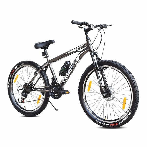 Leader Cycles LEADER Gladiator 26tT Multi Speed [21 Speed] Cycle with Front Suspension and Disc Brake 26 T Hybrid Cycle/City Bike