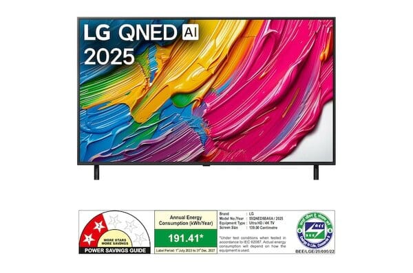 LG 55 Inch QNED 8BA 4K Smart TV | α7 AI Processor Gen8 | Dolby Atmos | Filmmaker Mode | 139 cm Ultra HD LED TV