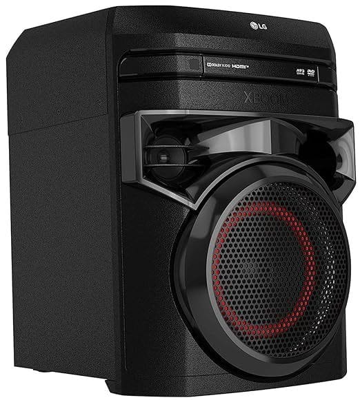 LG ON2D Powerful Surround Sound with Dolby Audio – 2Mic, Karaoke Playback, Echo, for Playback – DVD, Cd, USB, Fm, Aux, Bluetooth, Hdmi Out, Bass Blast+ Eq, Resolution Enhancement (Black)