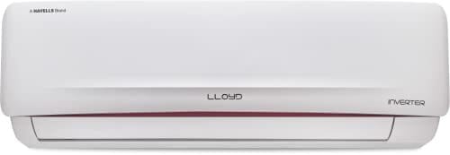 Lloyd 1.5 Ton 3 Star Hot & Cold Inverter Split AC (5 in 1 Convertible, Copper, Anti-Viral + PM 2.5 Filter, Anti Corrosion Coating, White with Red Deco Strip, GLS18H3FWRHP)