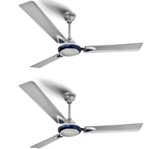 Longway Starlite 1 P2 1200 mm/48 inch Ultra High Speed 3 Blade Anti Dust Decorative 1 Star Rated Ceiling Fan