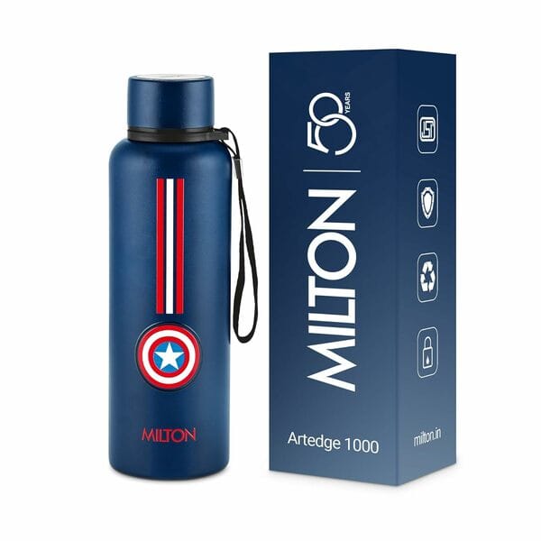 Milton Marvel Artedge 1000 Thermosteel Water Bottle – DARK BLUE