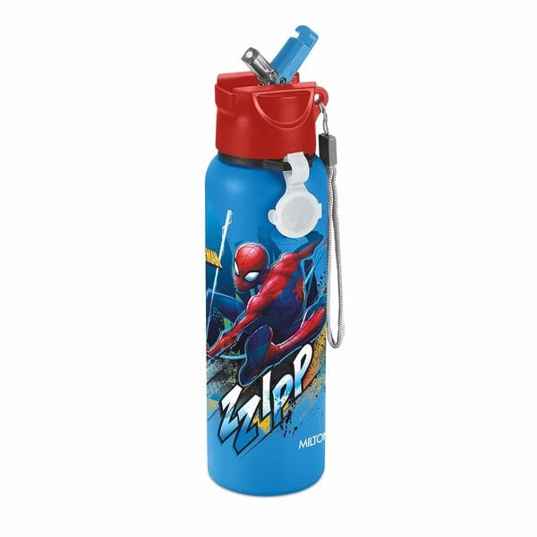 MILTON Marvel Sipstar 750 Stainless Steel Sipper Water Bottle 690 ml-Light Blue
