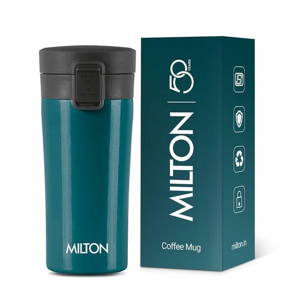 MILTON Thermosteel Vacuum Insulated Coffee Mug -TBlue