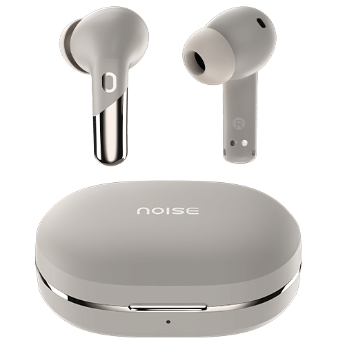Noise Buds Xero With Adaptive Anc(50d B), Sound+Tm Algorithm , 50 Hrs Playtime Bluetooth Headset(Chrome Beige, True Wireless) (Beige, In Ear)