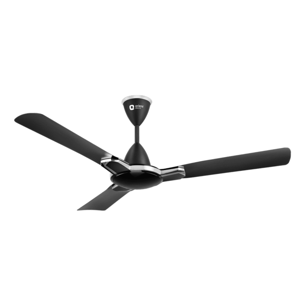Orient Electric Mozart Minimalist Designer Ceiling Fan Geometric (Black)