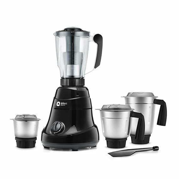 Orient Electric , Super power 4 Jar Mixer Grinder|(Black and grey)