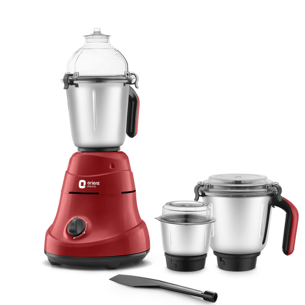 Orient Electric , Ultra Blend 3 Jar Mixer Grinder|(Red and Black)