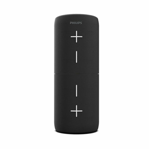 Philips TAS4400BK/94 Wireless Bluetooth Speaker, 40W, 8H Playtime, 52mm Driver, IPX4 Resistant, LED Indicator, 3600mAh Battery, USB-C Charging (Deep Black)