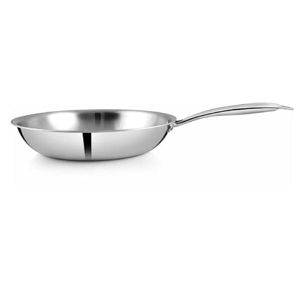 Pigeon Elite Stainless Steel Triply Fry Pan 26 cm, Gas Stove and Induction Compatible