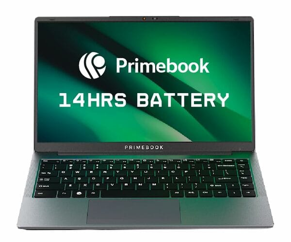 Primebook 2 Pro 2025 (New Launch) | 8GB RAM, 128GB UFS Storage | 14.1-Inch FHD IPS Display | 14 Hours Battery | MediaTek Helio G99 | Android 15 (PrimeOS 3.0) | Backlit Keyboard | in-Built AI (Gray)/NE-FFM8M9B5/Primebook 2 Pro
