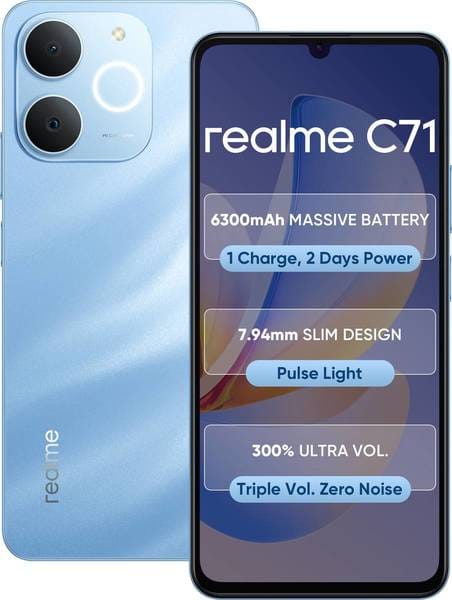 Realme C71 (Sea Blue, 64 GB) (4 GB RAM)