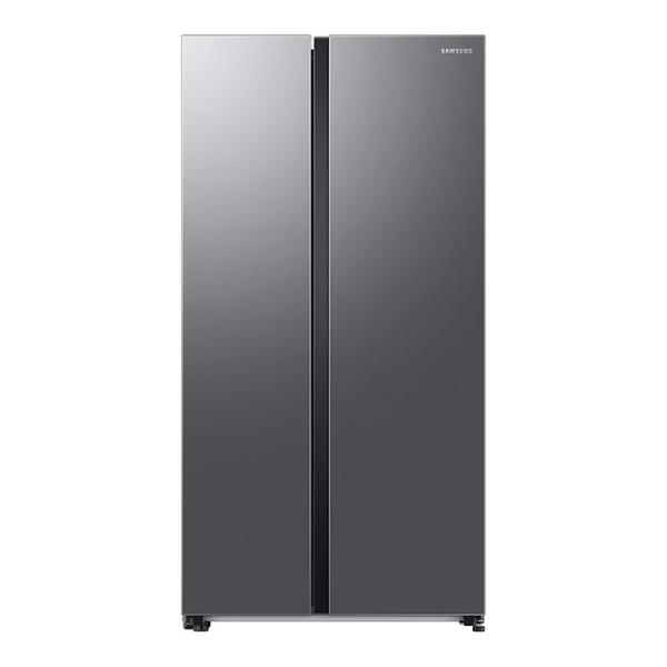 Samsung 653 L 2-Star Side-by-Side Refrigerator | Smart Conversion, Twin Cooling Plus, Refined Inox, Energy Efficient – Model RS76CG80X0S9