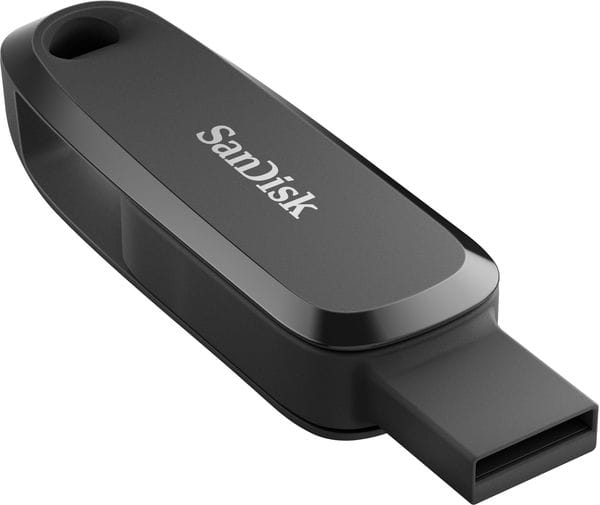 SanDisk Mobile Pen Drive USB C & USB A, 100MB/s, 64GB – Black Color
