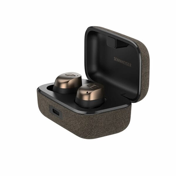 Sennheiser MOMENTUM True Wireless 4 Earbuds,TrueResponse Drivers, Lossless Audio, Auracast, Adaptive ANC, Anti‑Wind+Transparency Modes, 30 Hrs Battery, Qi Fast Charge, 6‑Mics,2Y Warranty, Black-Copper