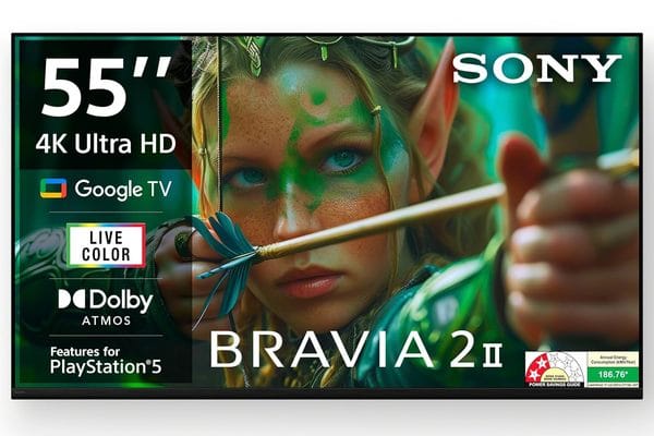 Sony 139 cm (55 inches) BRAVIA 2M2 4K Ultra HD Smart LED Google TV K-55S25M2