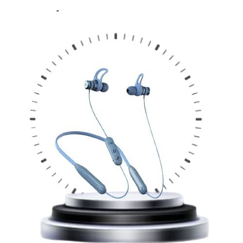 SYSKA NB072 Bluetooth Headset 40 Hrs Playtime (Blue)