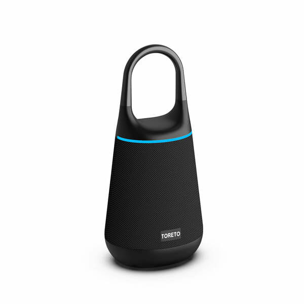 Toreto TOR-474 ZAZZ 25W BT Speaker with V5.4 with 3600Mah Upto 12 Hours Battery backup at 60% Voulme with IPX 5 Water Proof (Black)